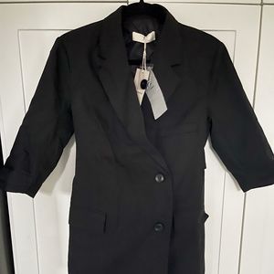 Commense Blazer Dress with Zipper closure